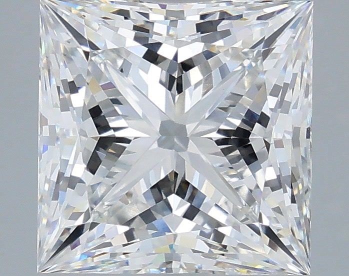 Loose Lab Diamond IGI Princess 4.11ct E VS1: Loose Lab Diamond IGI Princess 4.11ct E VS1 Loose lab-grown diamond, IGI certified, 4.11ct princess cut, color E, clarity VS1, excellent polish and symmetry, with measurements of 8.8L x 8.79W x 6.18H.