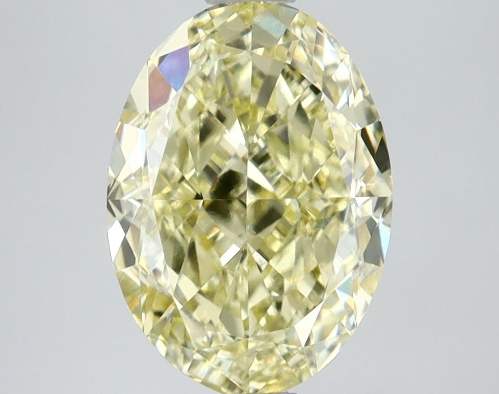 Loose Lab Diamond IGI Oval 2.68ct Fancy Yellow VS2: Loose Lab Diamond IGI Oval 2.68ct Fancy Yellow VS2 Loose lab-grown diamond, IGI certified, 2.68ct oval cut, fancy yellow color, clarity VS2, good polish and symmetry, measuring 10.08L x 7.25W x 4.55H.