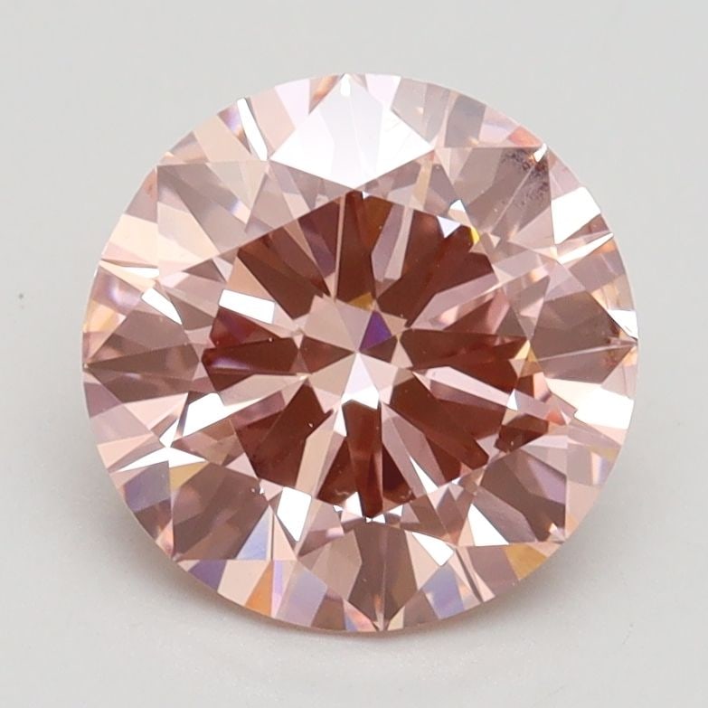 Loose Lab Diamond IGI Round 2.01ct Fancy Intense Pink VVS2: Loose Lab Diamond IGI Round 2.01ct Fancy Intense Pink VVS2 Loose Lab Diamond IGI Round 2.01ct, features a Fancy Intense Pink color, VVS2 clarity, with excellent polish and symmetry, measuring 8.14L x