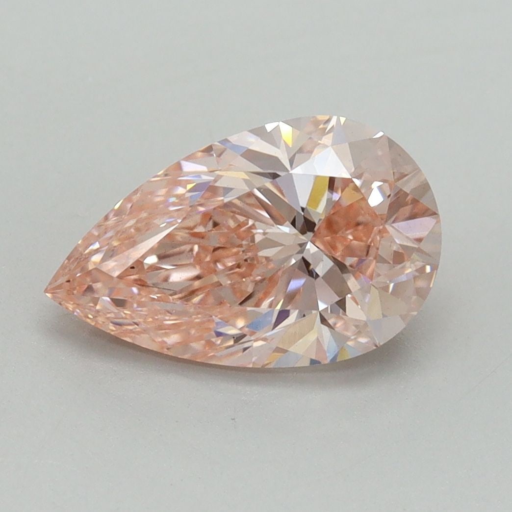 IGI Loose Lab Diamond Pear 2.01ct Fancy Intense Pink VS2: IGI Loose Lab Diamond Pear 2.01ct Fancy Intense Pink VS2 IGI certified Loose Lab Diamond, 2.01ct, Pear cut, Fancy Intense Pink color, VS2 clarity, with EX Polish and EX Symmetry. Measurements: 11.02L