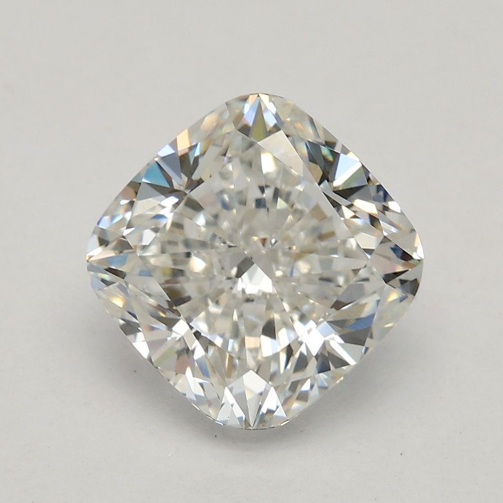 Loose Lab Diamond IGI Cushion Brilliant 2.11ct F VVS2: Loose Lab Diamond IGI Cushion Brilliant 2.11ct F VVS2 Loose lab-grown diamond IGI certified, cushion brilliant cut, 2.11 carats, F color, VVS2 clarity, measurements 7.11L x 7.08W x 4.82H, with excelle