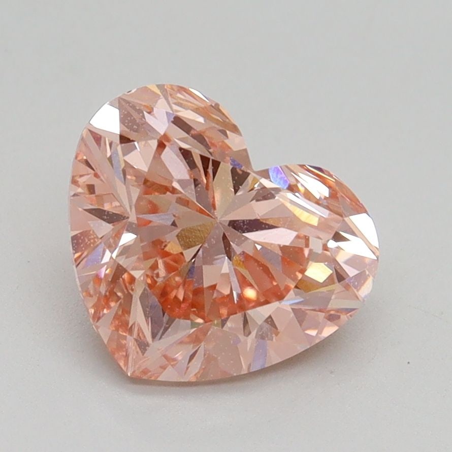 Loose Lab Diamond IGI Heart 2.01ct Fancy Intense Pink VS2: Loose Lab Diamond IGI Heart 2.01ct Fancy Intense Pink VS2 Loose Lab Diamond IGI Heart, 2.01ct, Fancy Intense Pink, VS2 clarity, with EX polish and symmetry, measures 7.34L x 8.63W x 5.15H, certified b