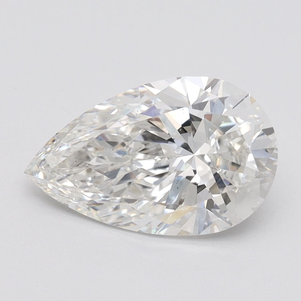 Loose Lab Diamond IGI Pear 2.1ct G VS2: Loose Lab Diamond IGI Pear 2.1ct G VS2 Loose Lab Diamond IGI Pear, 2.1ct, color G, clarity VS2, featuring excellent polish and symmetry, certified by IGI. Item Specifics: Source: This Is A Real Diamon