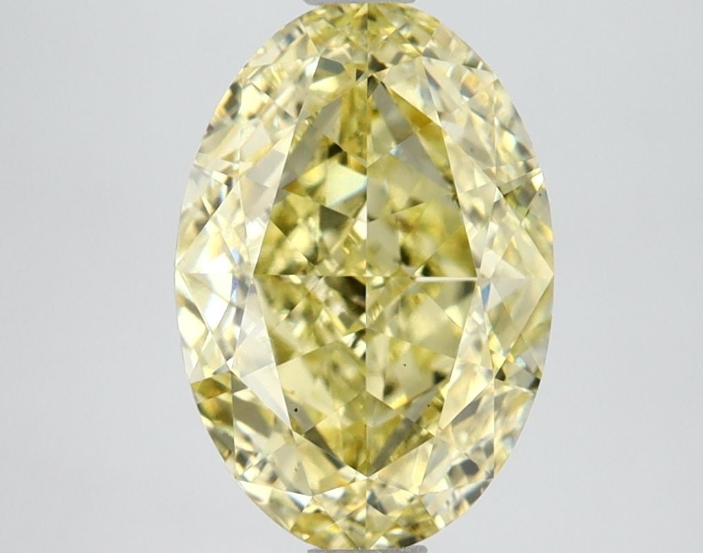 Loose Lab Diamond IGI Oval 2.81ct Fancy Intense Yellow VS1: Loose Lab Diamond IGI Oval 2.81ct Fancy Intense Yellow VS1 Loose Lab Diamond, IGI certified, weighing 2.81 ct, with a Fancy Intense Yellow color and VS1 clarity. Measurements are 10.92L x 7.44W x 4.55