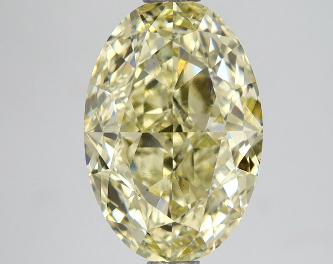 Loose Lab Diamond IGI Oval 2.66ct Fancy Intense Yellow VS1: Loose Lab Diamond IGI Oval 2.66ct Fancy Intense Yellow VS1 Loose Lab Diamond IGI Oval, 2.66ct, Fancy Intense Yellow color, VS1 clarity, with Polish EX, Symmetry EX, and dimensions 10.33L x 7.04W x 4.6