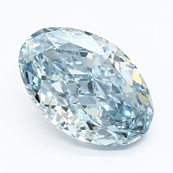 Loose Lab Diamond IGI Oval 1.28ct Fancy Vivid Blue VS1: Loose Lab Diamond IGI Oval 1.28ct Fancy Vivid Blue VS1 Loose Lab Diamond IGI Oval, 1.28ct, Fancy Vivid Blue, Clarity VS1, with measurement 8.59L x 5.75W x 3.54H, certified by IGI. Item Specifics: Sour