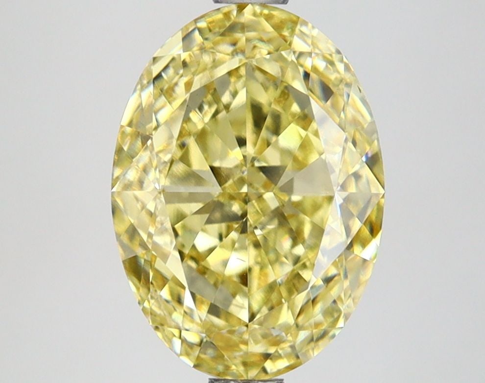 Loose Lab Diamond IGI Oval 3.18ct Fancy Intense Yellow VS1: Loose Lab Diamond IGI Oval 3.18ct Fancy Intense Yellow VS1 Loose Lab Diamond IGI Oval, 3.18ct, Fancy Intense Yellow, Clarity VS1, with measurement 10.57L x 7.62W x 4.82H, certified by IGI. Item Specif