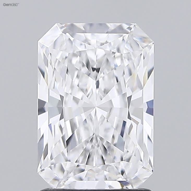 Loose Lab Diamond GIA Radiant 1.71ct D VVS2: Loose Lab Diamond GIA Radiant 1.71ct D VVS2 Loose Lab Diamond GIA Radiant, 1.71ct, color D, VVS2 clarity, featuring EX polish and symmetry; measures 8.71L x 6.03W x 3.8H. Item Specifics: Source: