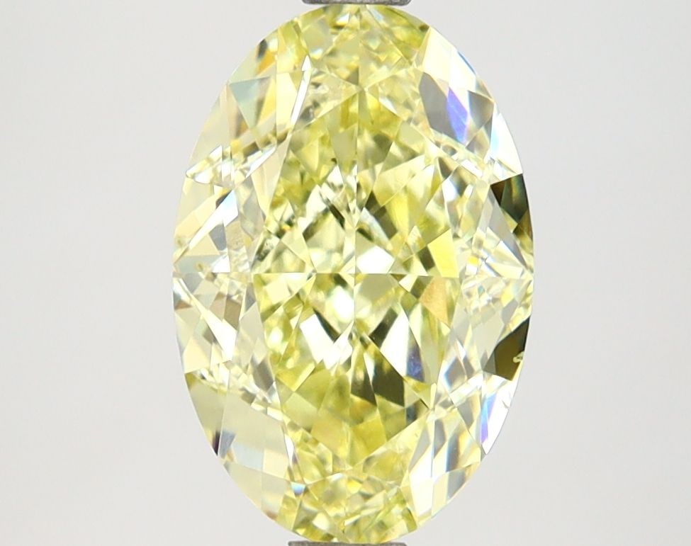 Loose Lab Diamond IGI Oval 2.77ct Fancy Intense Yellow VS1: Loose Lab Diamond IGI Oval 2.77ct Fancy Intense Yellow VS1 Loose Lab Diamond IGI Oval, 2.77ct, Fancy Intense Yellow, VS1 clarity, featuring EX polish and symmetry; measures 10.5L x 6.94W x 4.75H. 