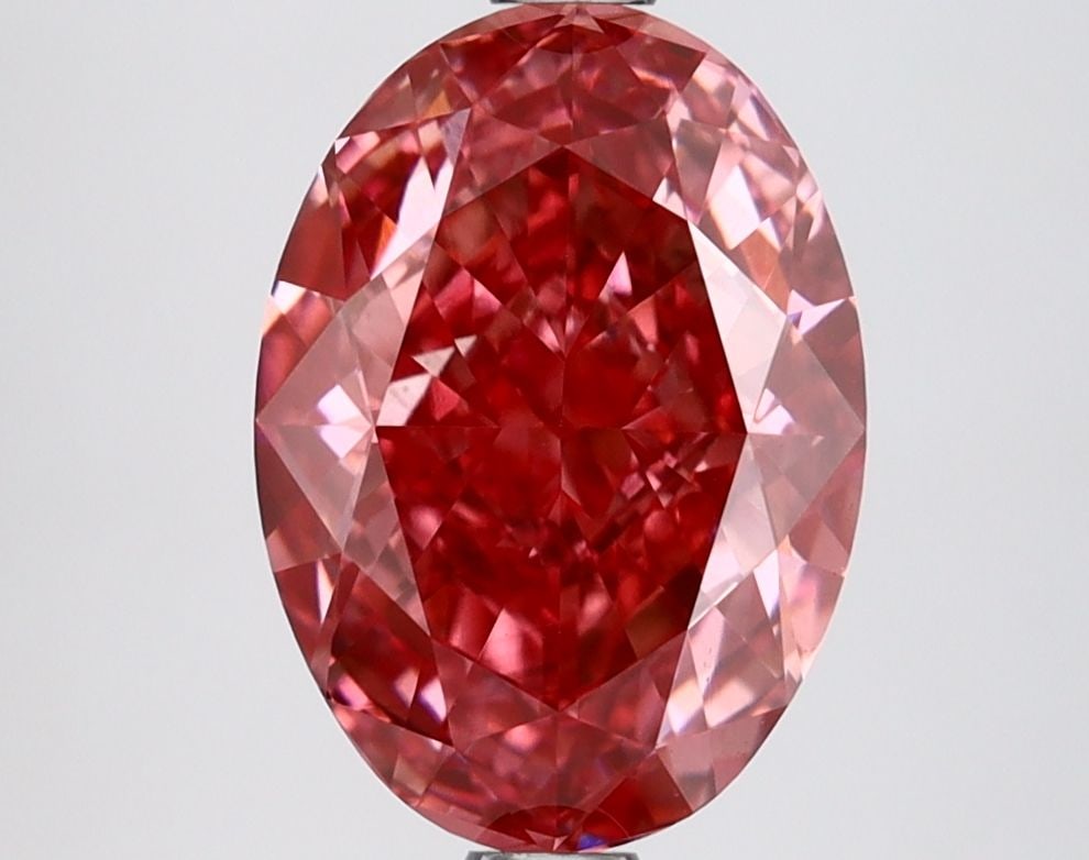 Loose Lab Diamond IGI Oval 3.19ct Fancy Vivid Pink VS2: Loose Lab Diamond IGI Oval 3.19ct Fancy Vivid Pink VS2 Loose lab-grown diamond, IGI certified, oval cut, 3.19ct, fancy vivid pink color, clarity VS2, excellent polish and symmetry, measurements 10.64L