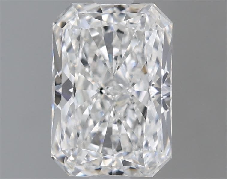 Loose Lab Diamond IGI Radiant 1.08ct F VS1: Loose Lab Diamond IGI Radiant 1.08ct F VS1 This Loose Lab Diamond IGI Radiant weighs 1.08ct, featuring F color and VS1 clarity, with excellent polish and symmetry. The stone measures 7.32L x 5.04W x 3