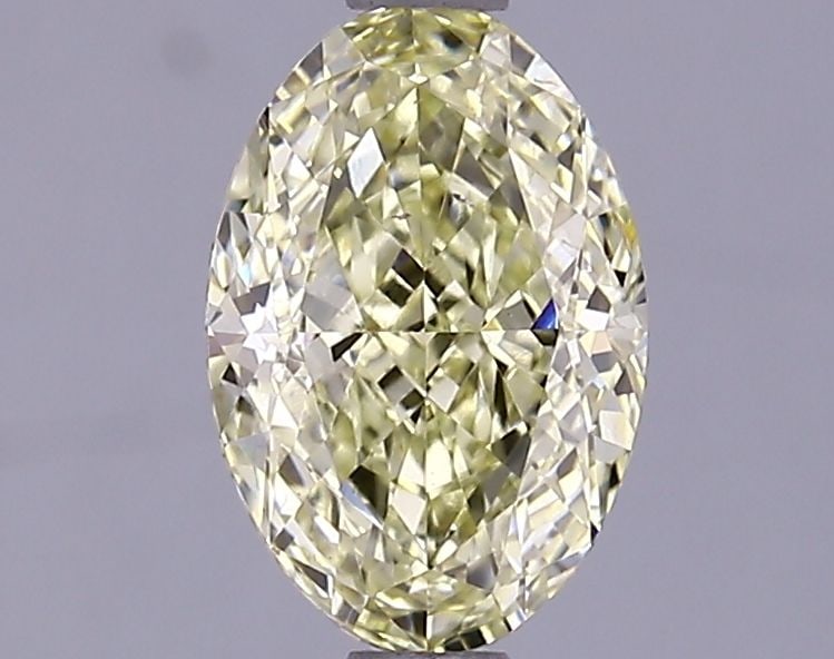Loose Lab Diamond IGI Oval 1.3ct Fancy Yellow VS2: Loose Lab Diamond IGI Oval 1.3ct Fancy Yellow VS2 Loose Lab Diamond IGI Oval 1.3ct Fancy Yellow VS2 with excellent polish and symmetry, measuring 8.54L x 5.77W x 3.55H, certified by IGI. Item Specific