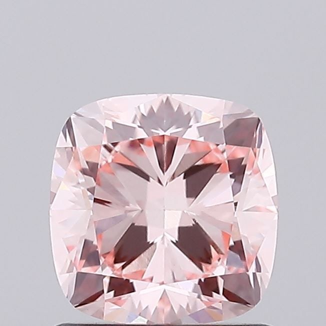 Loose Lab Diamond IGI Cushion Brilliant 1.12ct Fancy Intense Pink VS1: Loose Lab Diamond IGI Cushion Brilliant 1.12ct Fancy Intense Pink VS1 Loose Lab Diamond IGI Cushion Brilliant, weighing 1.12ct with a Fancy Intense Pink color and VS1 clarity, featuring excellent poli