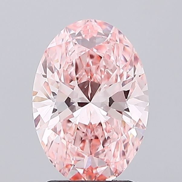 Loose Lab Diamond IGI Oval 2.06ct Fancy Vivid Pink VS1: Loose Lab Diamond IGI Oval 2.06ct Fancy Vivid Pink VS1 Loose Lab Diamond IGI Oval 2.06ct in Fancy Vivid Pink color and clarity VS1 with excellent polish and symmetry; certified by IGI. Item Specifics: