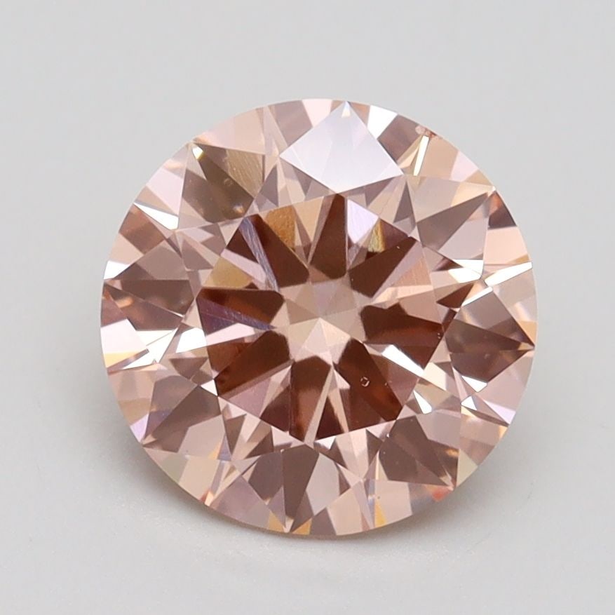 Loose Lab Diamond IGI Round 2.01ct Fancy Intense Pink VS1: Loose Lab Diamond IGI Round 2.01ct Fancy Intense Pink VS1 Loose Lab Diamond IGI Round of 2.01ct, featuring Fancy Intense Pink color and VS1 clarity, exhibiting excellent polish and symmetry, certified