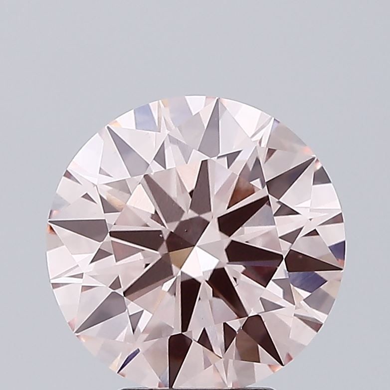 Ideal Loose Lab Diamond IGI Round 4.65ct Fancy Intense Pink VS1: Ideal Loose Lab Diamond IGI Round 4.65ct Fancy Intense Pink VS1 This 4.65ct ideal loose lab diamond features a round cut with fancy intense pink color and VS1 clarity, certified by IGI, with excellent