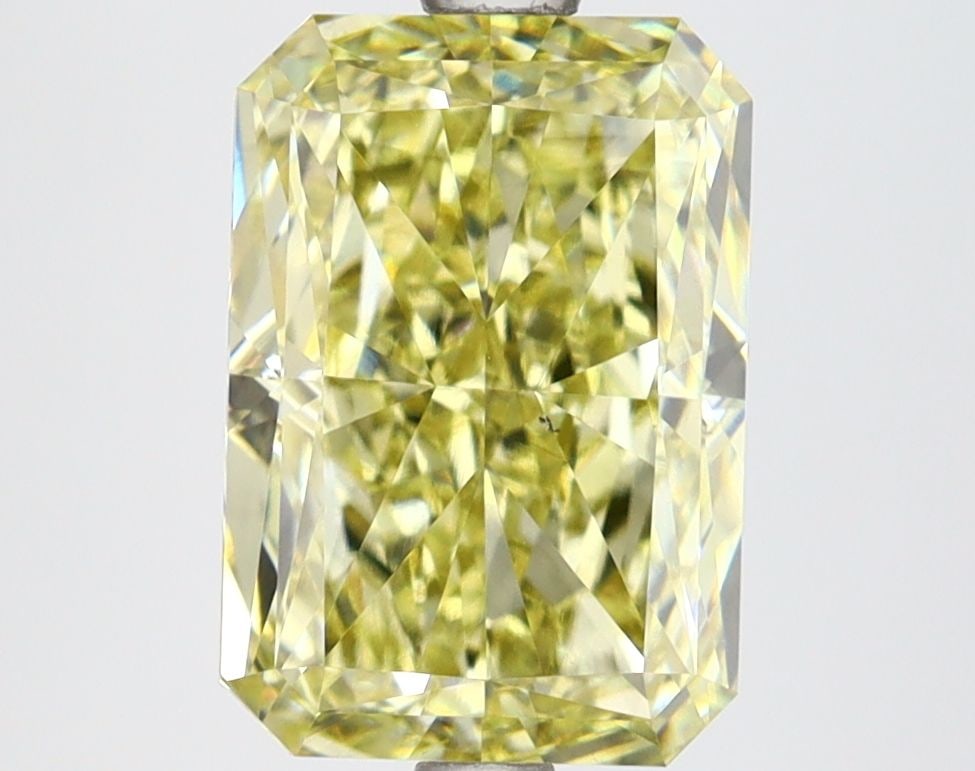 Loose Lab Diamond IGI Radiant 3.31ct Fancy Intense Yellow VS2: Loose Lab Diamond IGI Radiant 3.31ct Fancy Intense Yellow VS2 Loose Lab Diamond IGI Radiant 3.31ct Fancy Intense Yellow VS2, certified by IGI, features good polish and symmetry, and measures 10.2L x 7