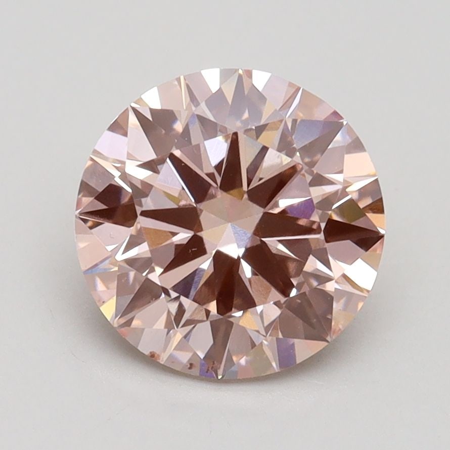 Loose Lab Diamond IGI Round 2.01ct Fancy Pink VS2: Loose Lab Diamond IGI Round 2.01ct Fancy Pink VS2 Loose Lab Diamond IGI Round 2.01ct Fancy Pink VS2, boasting a fancy pink color and VS2 clarity, measuring 8.14L x 8.21W x 4.85H, certified by IGI. Ite