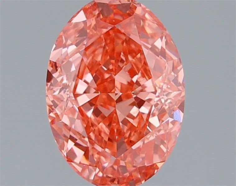 Loose Lab Diamond IGI Oval 2.07ct Fancy Vivid Pink VS2: Loose Lab Diamond IGI Oval 2.07ct Fancy Vivid Pink VS2 Loose Lab Diamond IGI Oval 2.07ct Fancy Vivid Pink VS2 with Good Polish and Symmetry, measuring 9.12L x 6.57W x 4.42H, certified by IGI. Item Spe