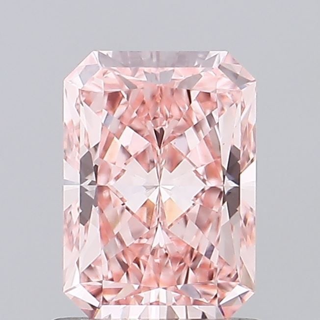 IGI 1.1ct Radiant Fancy Vivid Pink VVS2 - Loose Lab Diamond: IGI 1.1ct Radiant Fancy Vivid Pink VVS2 - Loose Lab Diamond IGI 1.1ct Radiant Loose Lab Diamond, Fancy Vivid Pink, VVS2 clarity, Very Good Polish and Excellent Symmetry; certified by IGI. Item Specifi