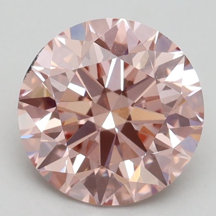 Loose Lab Diamond IGI Round 2.01ct Fancy Intense Pink VS2: Loose Lab Diamond IGI Round 2.01ct Fancy Intense Pink VS2 Loose Lab Diamond IGI Round, 2.01ct, with Fancy Intense Pink color and VS2 clarity. Certified by IGI, it boasts excellent polish and symmetry.