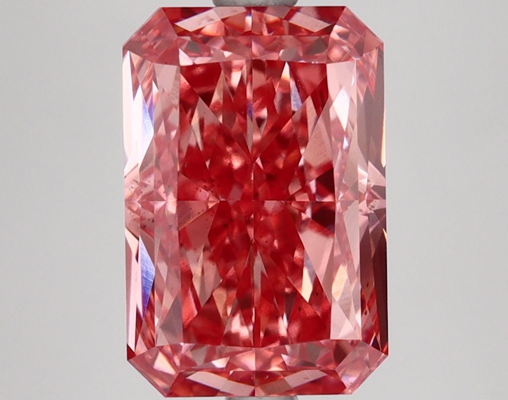 Loose Lab Diamond IGI Radiant 3.64ct Fancy Vivid Pink VS2: Loose Lab Diamond IGI Radiant 3.64ct Fancy Vivid Pink VS2 Loose Lab Diamond IGI Radiant, 3.64ct, Fancy Vivid Pink, VS2 clarity, EX polish and symmetry, certified by IGI. Item Specifics: Source: This I