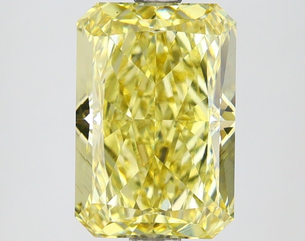 Loose Lab Diamond IGI Radiant 3.28ct Fancy Vivid Yellow VS1 (1 of 1)