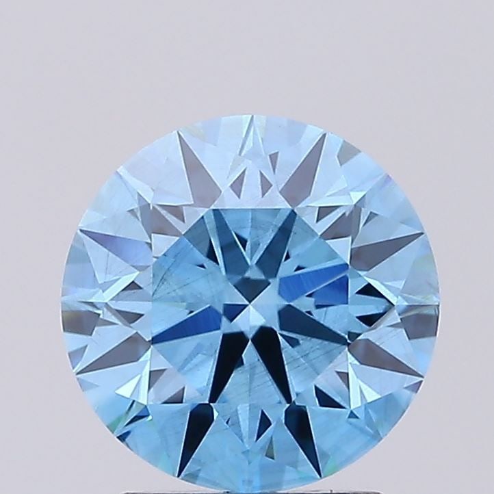 Ideal Loose Lab Diamond IGI Round 1.81ct Fancy Vivid Blue SI1 (1 of 1)