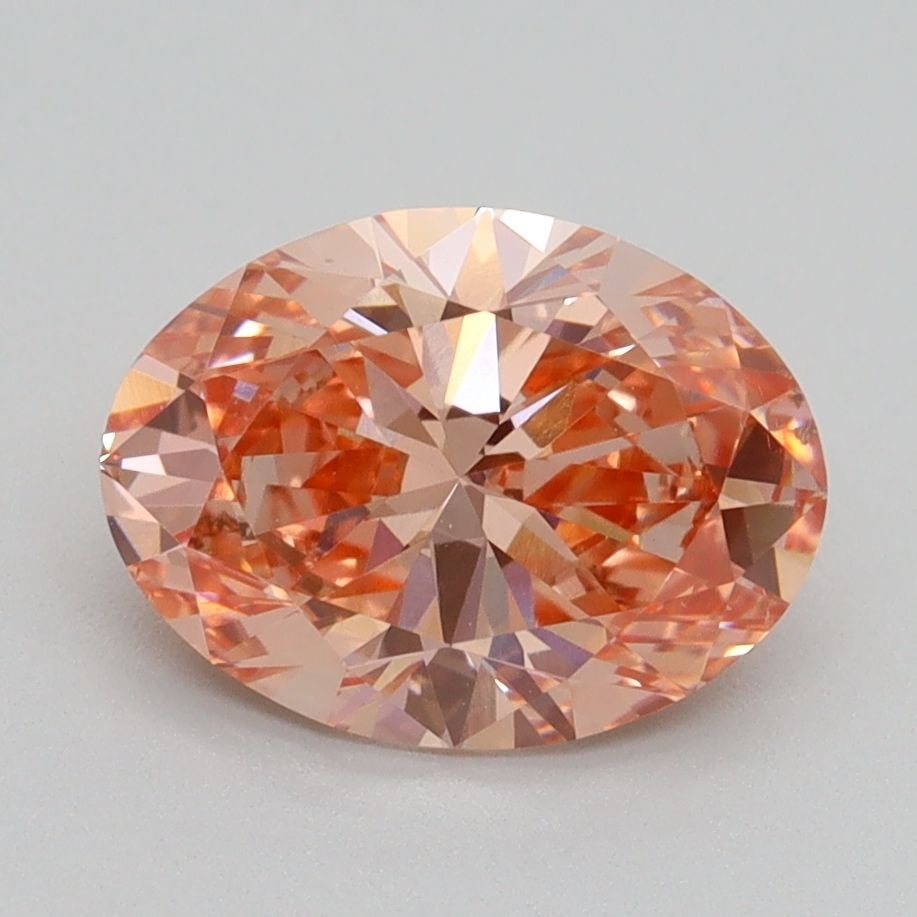 Loose Lab Diamond IGI Oval 2.01ct Fancy Intense Pink VS2: Loose Lab Diamond IGI Oval 2.01ct Fancy Intense Pink VS2 Loose Lab Diamond IGI Oval 2.01ct in Fancy Intense Pink color with VS2 clarity, featuring excellent polish and very good symmetry, certified by
