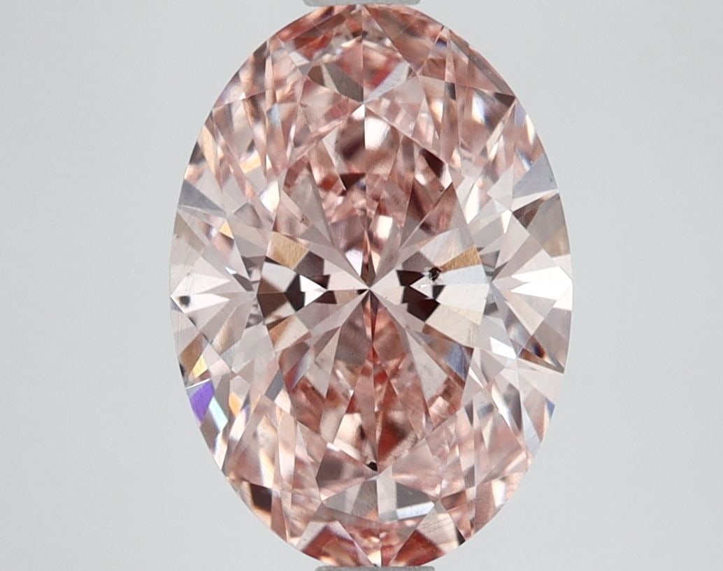 Loose Lab Diamond IGI Oval 2.63ct Fancy Intense Brownish Pink SI1: Loose Lab Diamond IGI Oval 2.63ct Fancy Intense Brownish Pink SI1 Loose Lab Diamond IGI Oval, 2.63ct, Fancy Intense Brownish Pink, SI1 clarity, featuring GD polish and symmetry, certified by IGI. Item