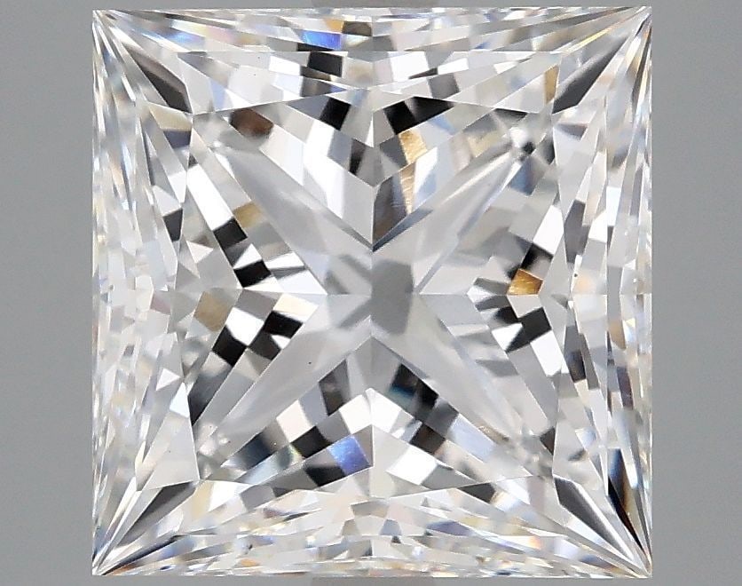 Loose Lab Diamond IGI Princess 4.91ct E VVS2: Loose Lab Diamond IGI Princess 4.91ct E VVS2 This loose lab-grown diamond is a 4.91ct princess cut with E color and VVS2 clarity, measuring 9.56L x 9.36W x 6.5H, certified by IGI. Item Specifics: Sour