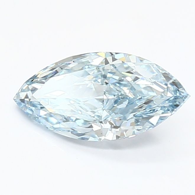 Loose Lab Diamond IGI Marquise 1.27ct Fancy Intense Blue VS2 (1 of 1)