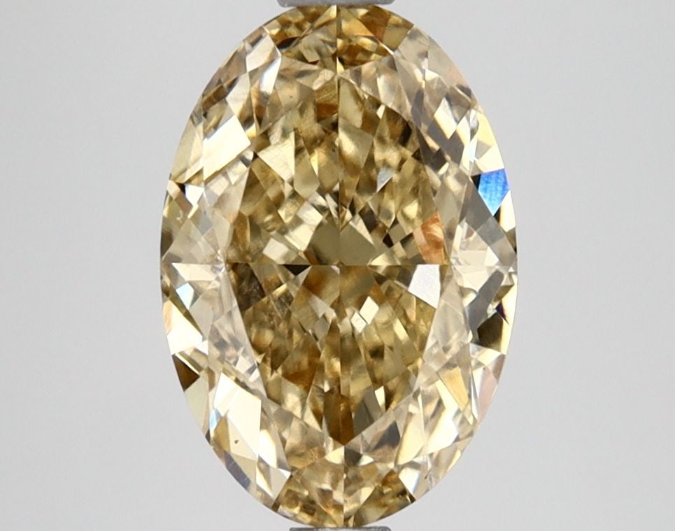Loose Lab Diamond IGI Oval 2.65ct Fancy Intense Yellow VS2: Loose Lab Diamond IGI Oval 2.65ct Fancy Intense Yellow VS2 Certified by IGI, this 2.65ct loose lab diamond is an oval cut with fancy intense yellow color and VS2 clarity, measuring 10.31L x 6.97W x 4.