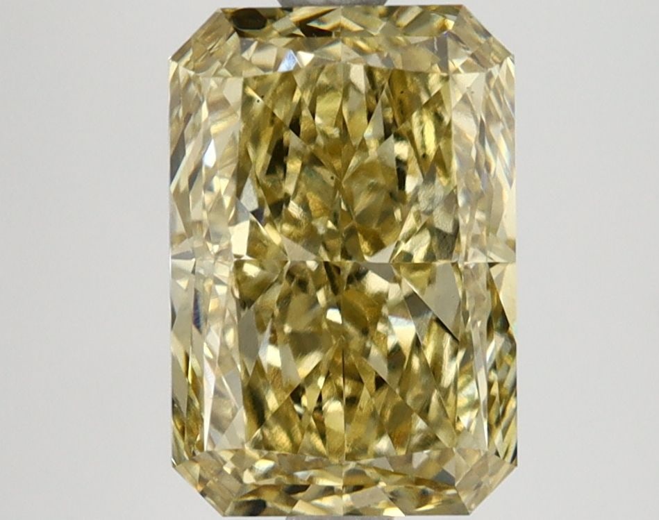 Loose Lab Diamond - IGI Radiant 3.1ct Fancy Intense Yellow VS1: Loose Lab Diamond - IGI Radiant 3.1ct Fancy Intense Yellow VS1 Loose Lab Diamond IGI Radiant 3.1ct, color Fancy Intense Yellow, clarity VS1, with measurements of 10.01L x 6.79W x 4.67H, certified by I