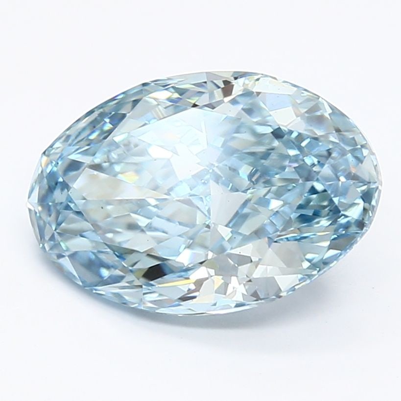 Loose Lab Diamond IGI Oval 3.16ct Fancy Vivid Blue VS1: Loose Lab Diamond IGI Oval 3.16ct Fancy Vivid Blue VS1 Loose Lab Diamond IGI Oval, 3.16ct, Fancy Vivid Blue, Clarity VS1, with very good polish and excellent symmetry; certified by IGI. Item Specifics