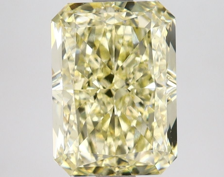 Loose Lab Diamond IGI Radiant 3.05ct Fancy Intense Yellow VS1: Loose Lab Diamond IGI Radiant 3.05ct Fancy Intense Yellow VS1 A 3.05ct radiant lab diamond in a Fancy Intense Yellow color with VS1 clarity, exhibiting good polish and symmetry, and measurements of 9.