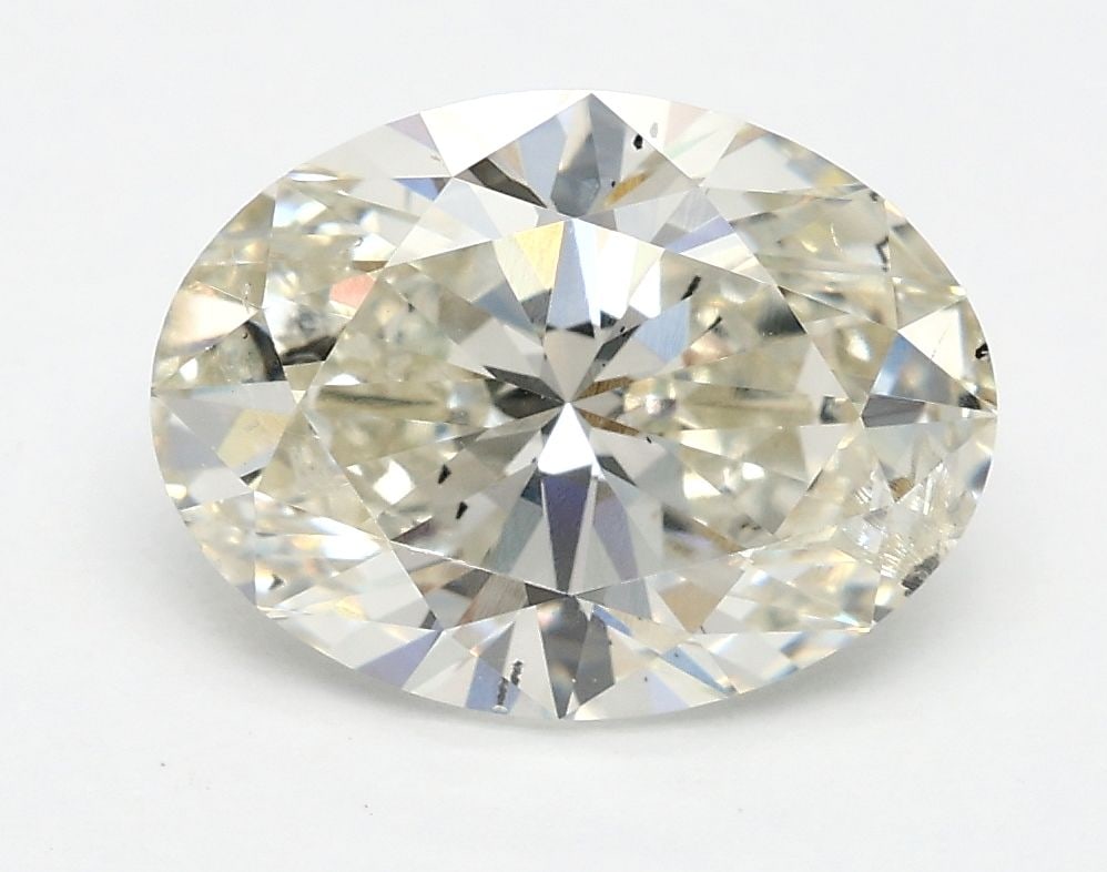 Loose Lab Diamond IGI Oval 2.12ct I SI2: Loose Lab Diamond IGI Oval 2.12ct I SI2 Loose lab-grown diamond, IGI certified, oval cut, weighing 2.12ct, color I, clarity SI2, featuring excellent polish and symmetry, measuring 9.86L x 7.31W x 4.63