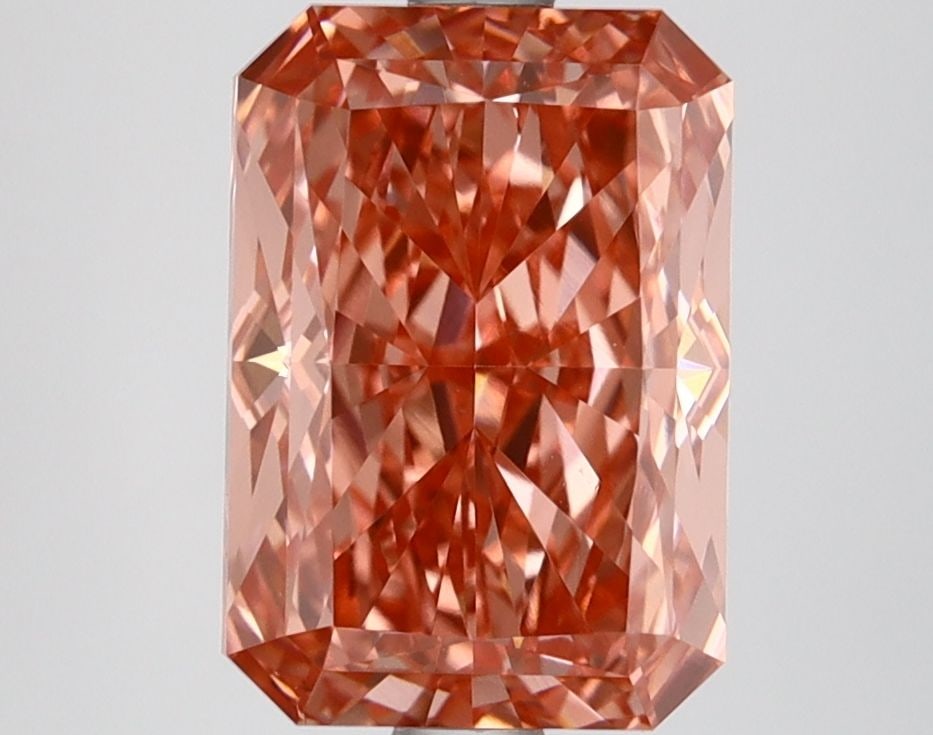 Loose Lab Diamond IGI Radiant 3.16ct Fancy Vivid Pink VS1: Loose Lab Diamond IGI Radiant 3.16ct Fancy Vivid Pink VS1 Loose lab-grown diamond, IGI certified, radiant cut, weighing 3.16ct, color fancy vivid pink, clarity VS1, with excellent polish and symmetry,