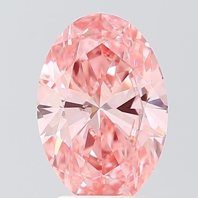 Loose Lab Diamond IGI Oval 2.51ct Fancy Vivid Pink VS2: Loose Lab Diamond IGI Oval 2.51ct Fancy Vivid Pink VS2 Loose Lab Diamond IGI Oval, 2.51ct Fancy Vivid Pink, VS2 clarity, with measurements of 11.23L x 7.71W x 4.56H; certified by IGI. Item Specifics: