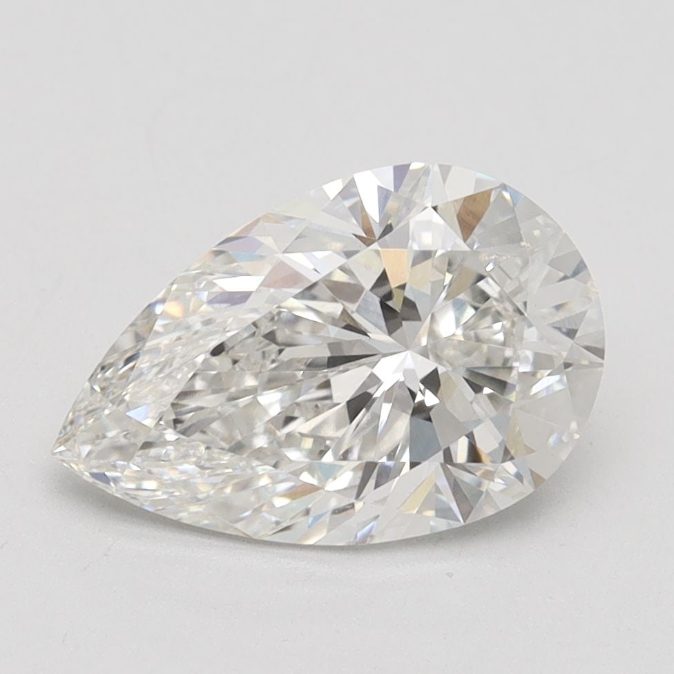 Loose Lab Diamond IGI Pear 2.12ct G VS1: Loose Lab Diamond IGI Pear 2.12ct G VS1 Loose lab-grown diamond, IGI certified, weighing 2.12ct with a G color and VS1 clarity. Measurements are 11.15L x 7.16W x 4.51H. Item Specifics: Source: This Is