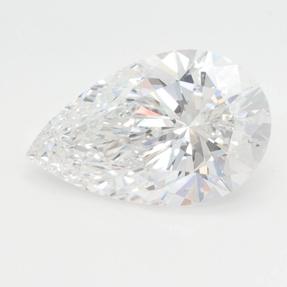 Loose Lab Diamond GIA Pear 2.02ct D VVS2: Loose Lab Diamond GIA Pear 2.02ct D VVS2 This 2.02ct pear lab-grown diamond boasts a D color, VVS2 clarity, with excellent polish and symmetry, certified by GIA. Item Specifics: Source: This Is A Real