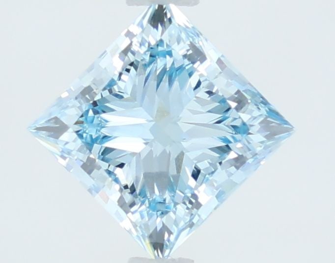 Loose Lab Diamond IGI Princess 1.5ct Fancy Intense Blue VVS2: Loose Lab Diamond IGI Princess 1.5ct Fancy Intense Blue VVS2 This is a 1.5ct loose lab-grown diamond with a princess cut, fancy intense blue color, VVS2 clarity, and EX polish and symmetry, certified