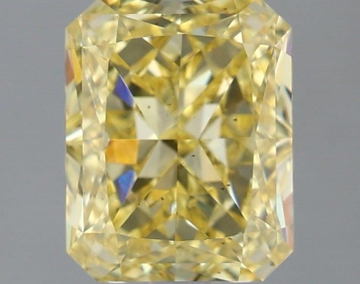 Loose Lab Diamond IGI Radiant 2.1ct Fancy Vivid Yellow VS2: Loose Lab Diamond IGI Radiant 2.1ct Fancy Vivid Yellow VS2 Loose Lab Diamond IGI Radiant, 2.1ct, Color Fancy Vivid Yellow, Clarity VS2, with EX Polish and EX Symmetry; certified by IGI. Measurements: