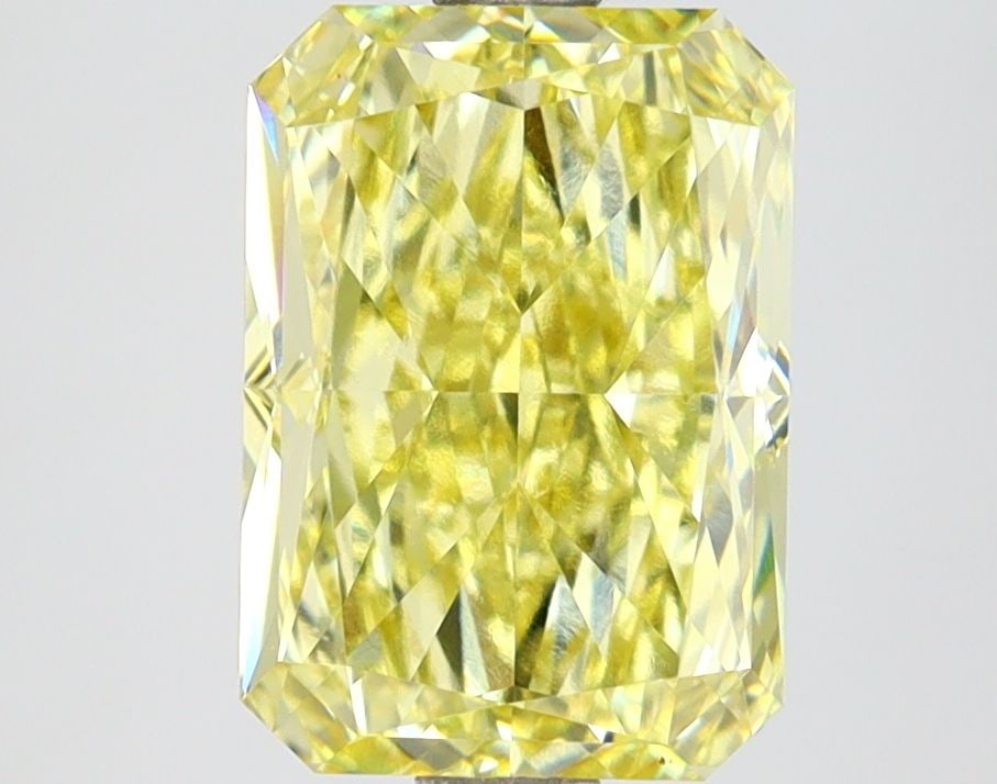 Loose Lab Diamond IGI Radiant 3.01ct Fancy Intense Yellow VS1: Loose Lab Diamond IGI Radiant 3.01ct Fancy Intense Yellow VS1 Loose lab-grown diamond IGI certified, 3.01ct Fancy Intense Yellow with VS1 clarity. Comes with excellent polish and symmetry, measuring 9