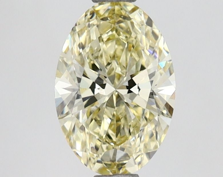 Loose Lab Diamond IGI Oval 1.08ct Fancy Yellow VS1: Loose Lab Diamond IGI Oval 1.08ct Fancy Yellow VS1 Loose Lab Diamond IGI Oval 1.08ct in Fancy Yellow, VS1 clarity, featuring excellent polish and symmetry with measurements of 8.37L x 5.76W x 3.55H, c