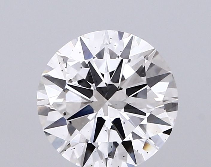 Loose Lab Diamond Round 1.61ct F SI1: Loose Lab Diamond Round 1.61ct F SI1 A 1.61ct loose lab-grown round diamond with F color and SI1 clarity, not certified. It measures 7.55L x 7.61W x 4.5H, with very good polish and symmetry. Item Spec