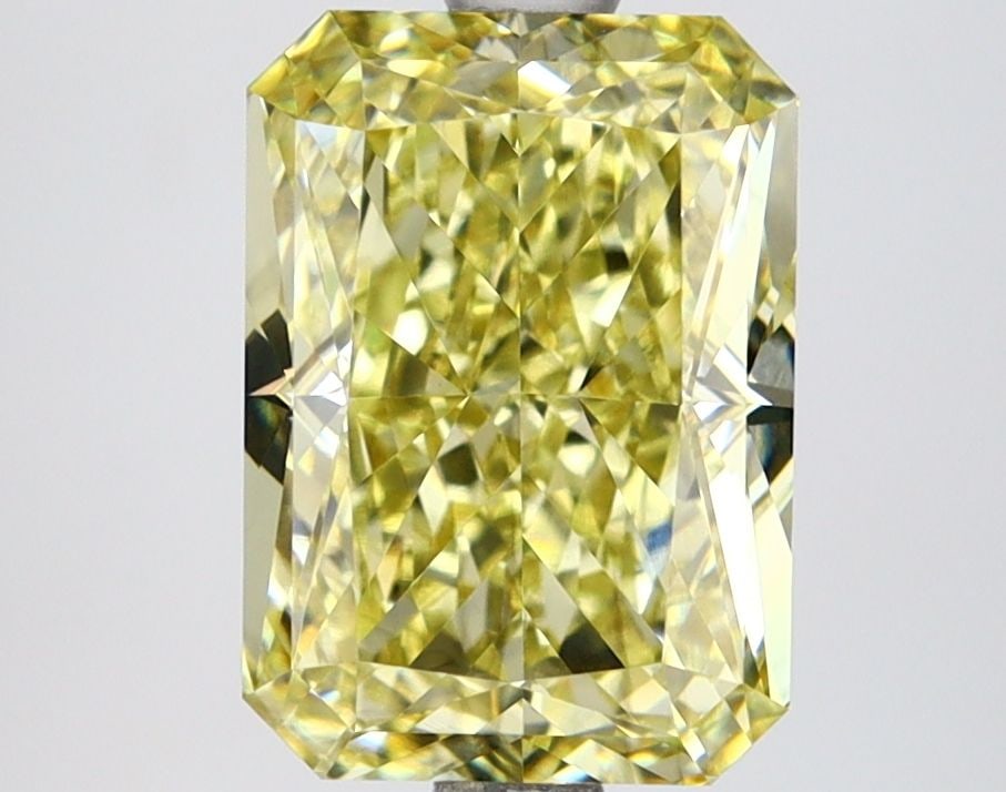 Loose Lab Diamond IGI Radiant 3.04ct Fancy Intense Yellow VS1: Loose Lab Diamond IGI Radiant 3.04ct Fancy Intense Yellow VS1 Loose lab-grown diamond, IGI certified, weighing 3.04ct, radiant cut, color Fancy Intense Yellow, clarity VS1, with excellent polish and s
