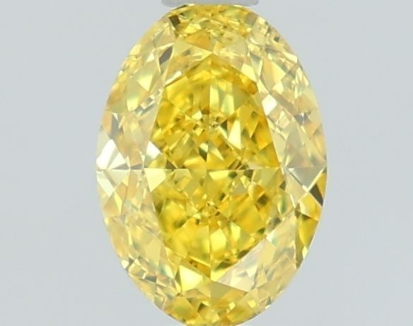 Loose Lab Diamond IGI Oval 1.01ct Fancy Vivid Yellow VS1: Loose Lab Diamond IGI Oval 1.01ct Fancy Vivid Yellow VS1 Loose Lab Diamond IGI Oval, weighing 1.01ct, with Fancy Vivid Yellow color and clarity VS1. Polished very good, measuring 7.26L x 5.12W x 3.41H