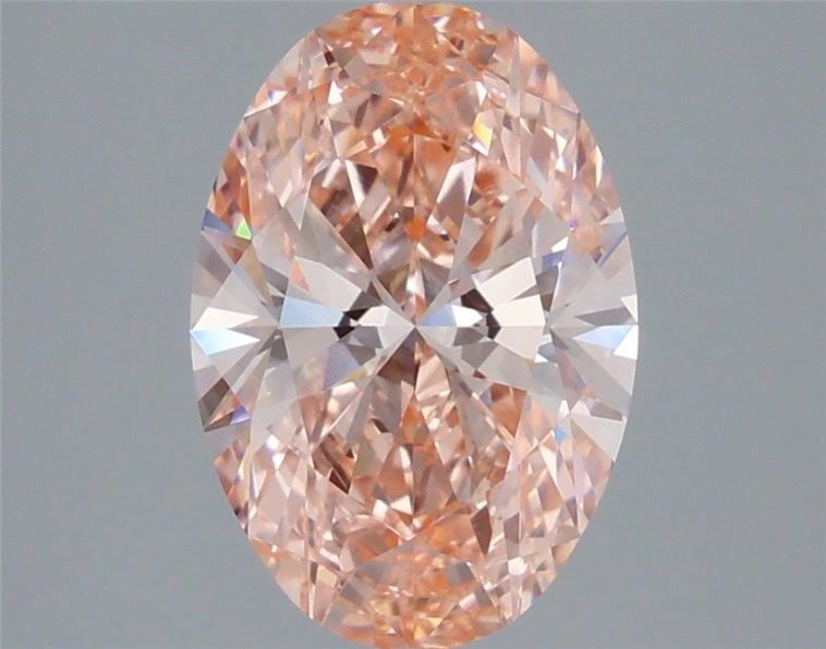 Loose Lab Diamond IGI Oval 2.68ct Fancy Vivid Pink VS1: Loose Lab Diamond IGI Oval 2.68ct Fancy Vivid Pink VS1 A loose lab-grown diamond, IGI certified, weighing 2.68 ct, in an oval cut with fancy vivid pink color and clarity VS1. It has excellent polish a