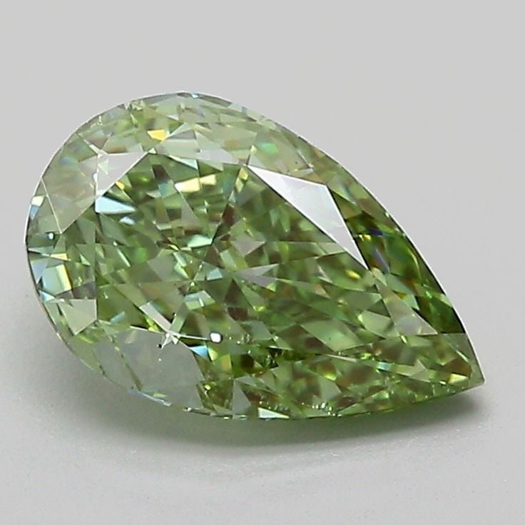 Loose Lab Diamond IGI Pear 1.51ct Fancy Vivid Green VS2: Loose Lab Diamond IGI Pear 1.51ct Fancy Vivid Green VS2 Loose Lab Diamond IGI Pear, weighing 1.51ct, in Fancy Vivid Green with VS2 clarity, featuring excellent polish and symmetry. Certified by IGI, d